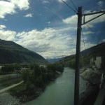 Train ride to Switzerland